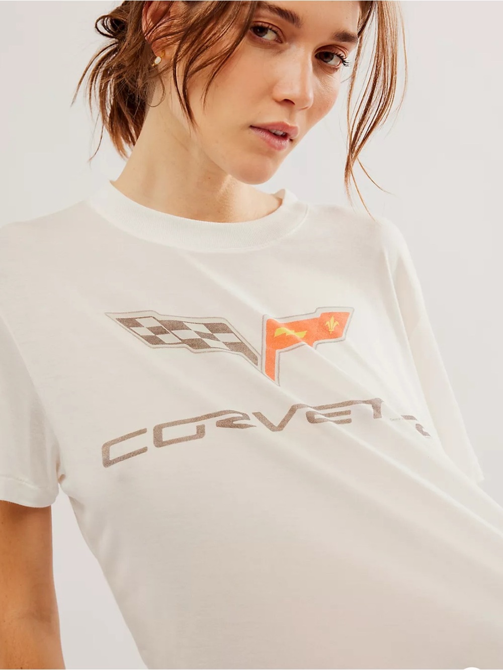 Free People x Junk Food Clothing Vintage Corvette Tee